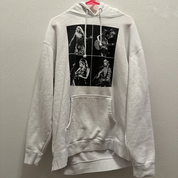 Taylor Swift Tops - Taylor Swift The Eras Tour Collage White Hoodie Size XL